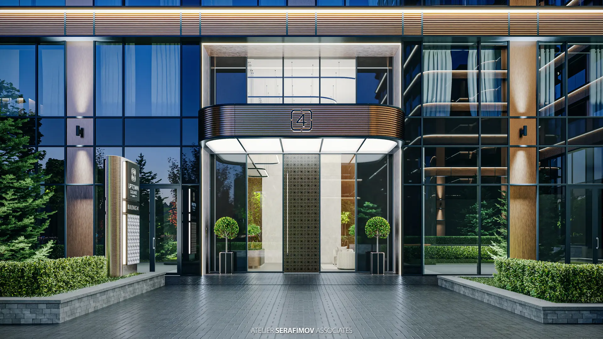 Uptown Square_ENTRANCE_EXTERIOR_NIGHT